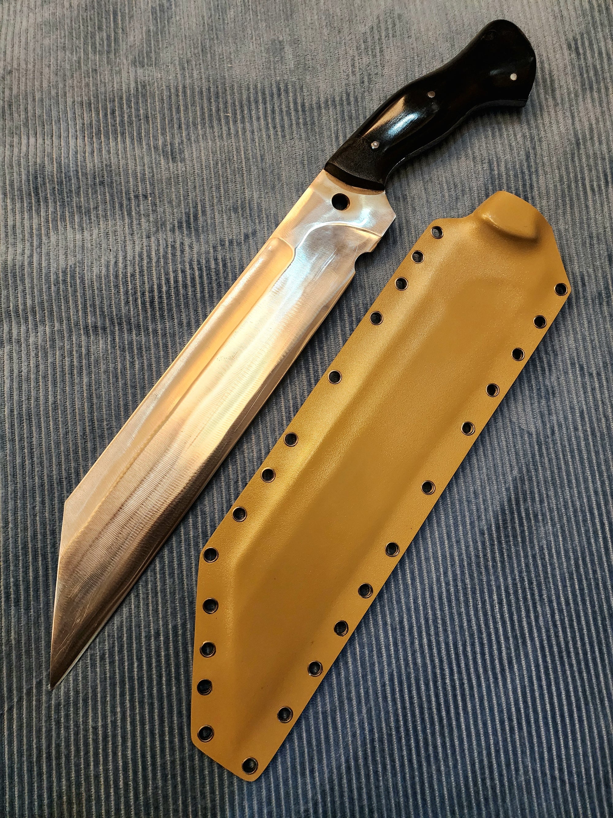 BlackOps Full Tang Seax Blade with Kydex Sheath