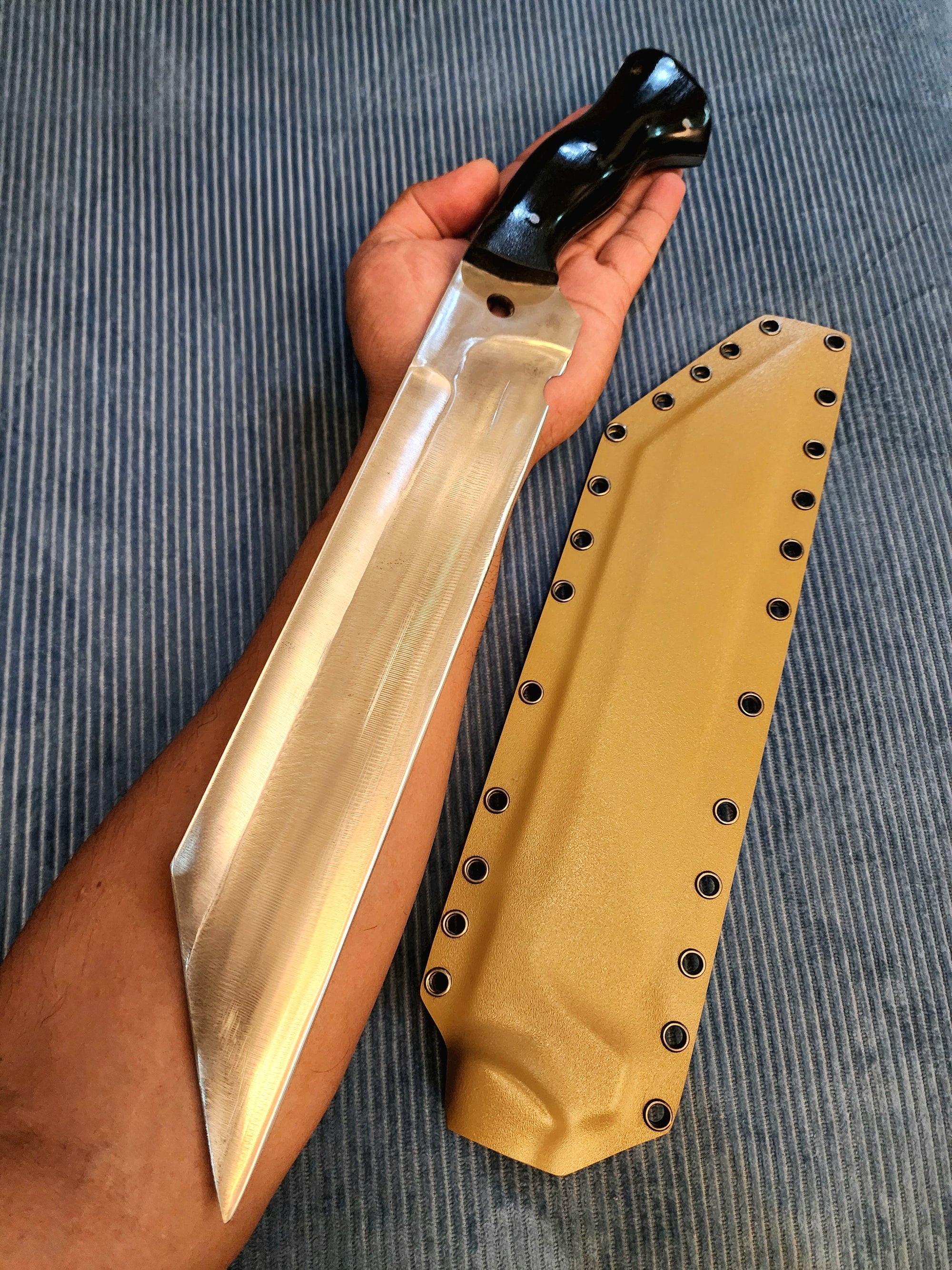 BlackOps Full Tang Seax Blade with Kydex Sheath