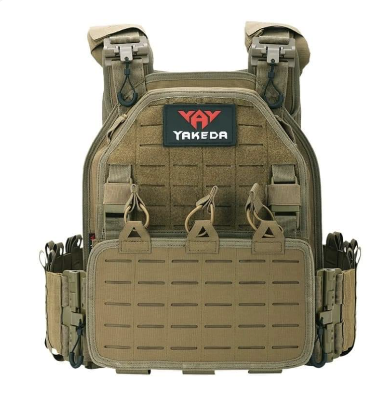 Brown, Yakeda Vest Plate Carrier